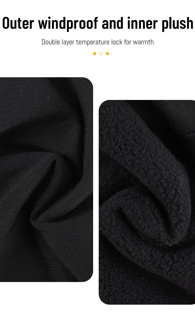WEST BIKING Magnetische Thermomaske für den Winter, winddicht, warm, Sturmhaube, Outdoor-Sport, Skifahren, Wandern, atmungsaktiv, Radfahren, Kopfbedeckung – Detail 11