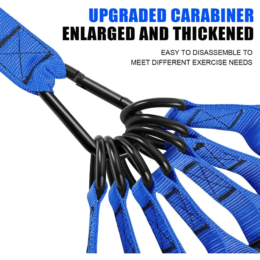 Heavy Resistance Bands for Working Out,450lbs Exercise Bands with Handles, Workout Bands Set for Men, Fitness Weight Bands for M