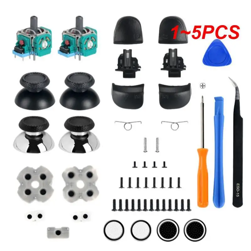 1 ~ 5 Pezzi Di Ricambio Per Levette A Fungo Joystick Analogico 3D Per Controller Ps5 5 Gamepad Thumb Stick Caps Cover