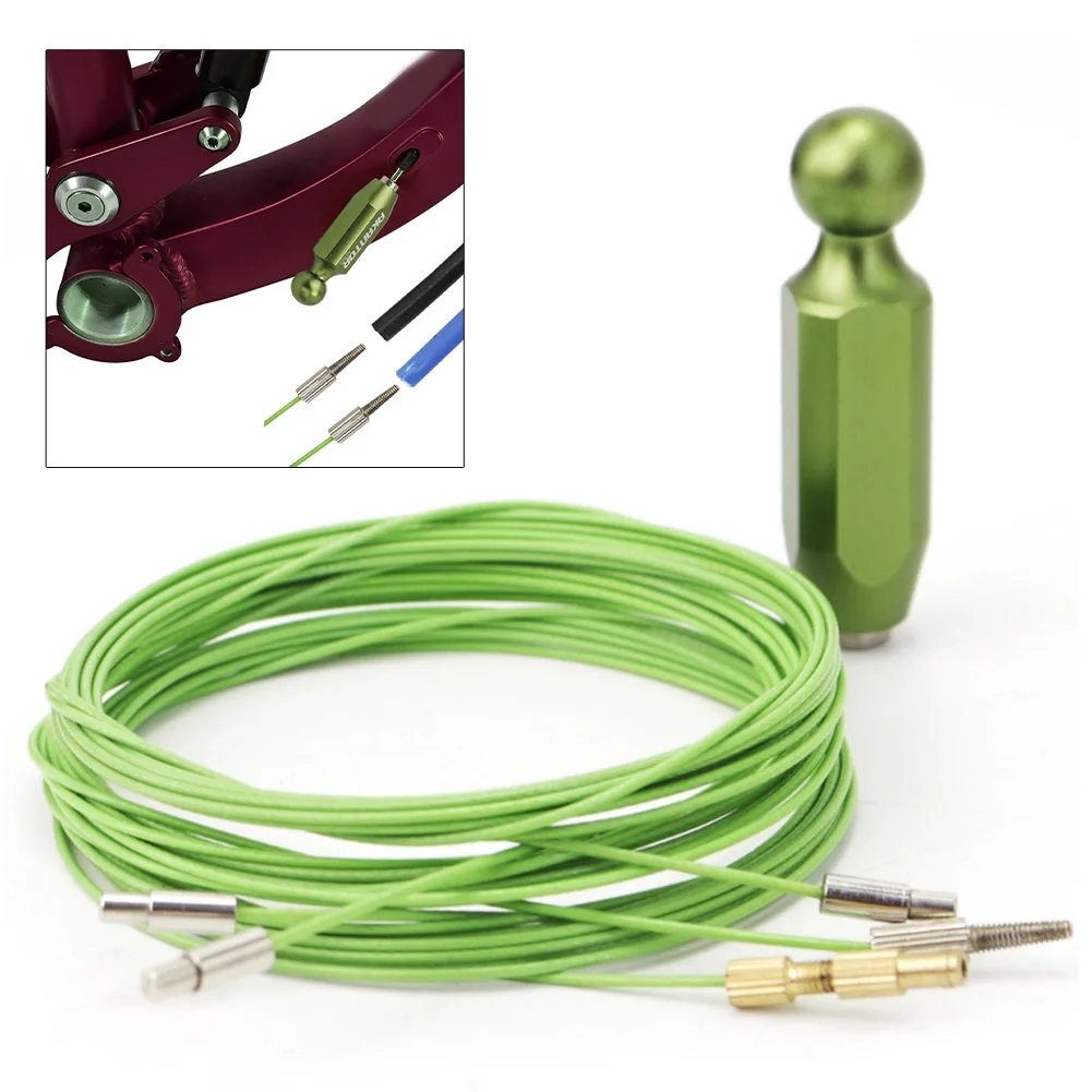 

Направляющая проволоки для рамы велосипеда, ремонтная Тормозная Линия, инструмент для заправки резьбы для жесткой резьбы, сердечники тормозного кабеля