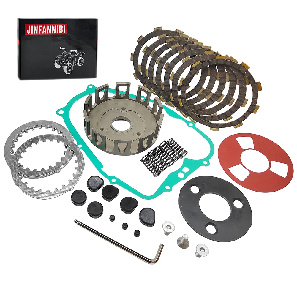 

Clutch Kit Heavy Duty Springs and Gasket Compatible for Yamaha Blaster 200 YFS200 1988-2006