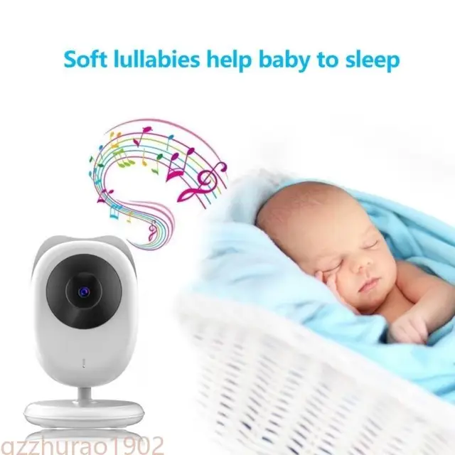 97QB Multiple Language Baby Infant Monitors With 2.4" Colorful Screen Digital Transmission, Soothing Sounds Temperature Check 3