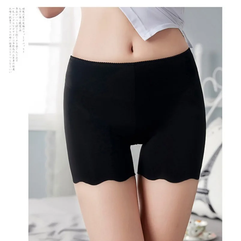 Safety Under Skirt Dress Shorts Women Ladies Female Cycling Panties Slimming Seamless Underwear Ice Silk Summer Safety Pants
