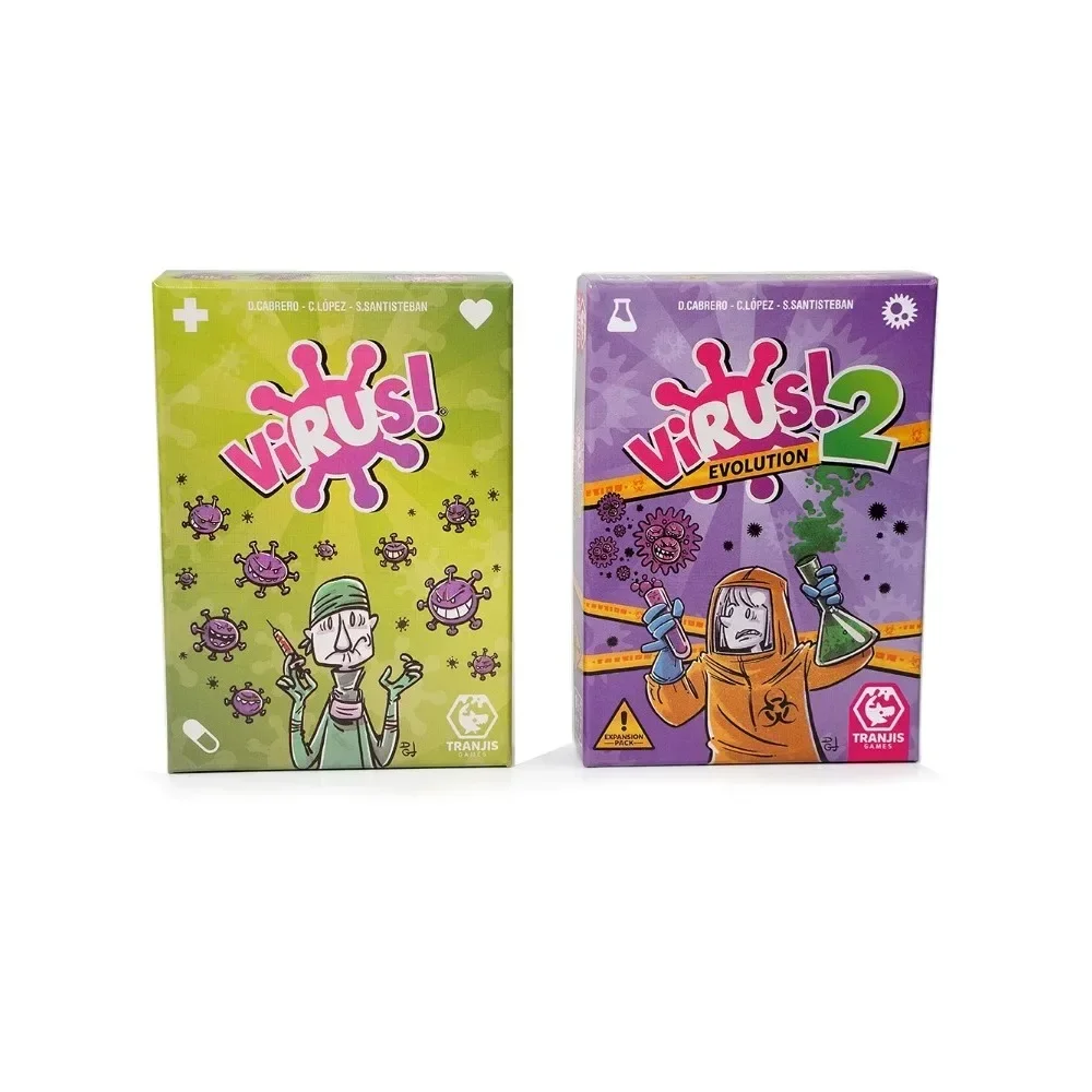 Virus!-Juego de cartas-El Juego mas contagioso. Edicion Espa&ntilde;ola. +8 a&ntilde;os VIRUS! 2 Evolution (Expansi&oacute;n) de cartas ( playing cards card games virus game cards
