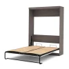Queen Size Wooden Murphy Bed with Desk Panel Style Vertical Folding Wall Bedroom Furniture General Use Home Furniture 6 Queen Size Wooden Murphy Bed with Desk Panel Style Vertical Folding Wall Bedroom Furniture General Use Home Furniture 6