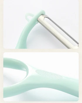Nordic PP Handle Stainless Steel Peeling Knife Household Potato and Vegetable Peeler Kitchen Kitchenware 6