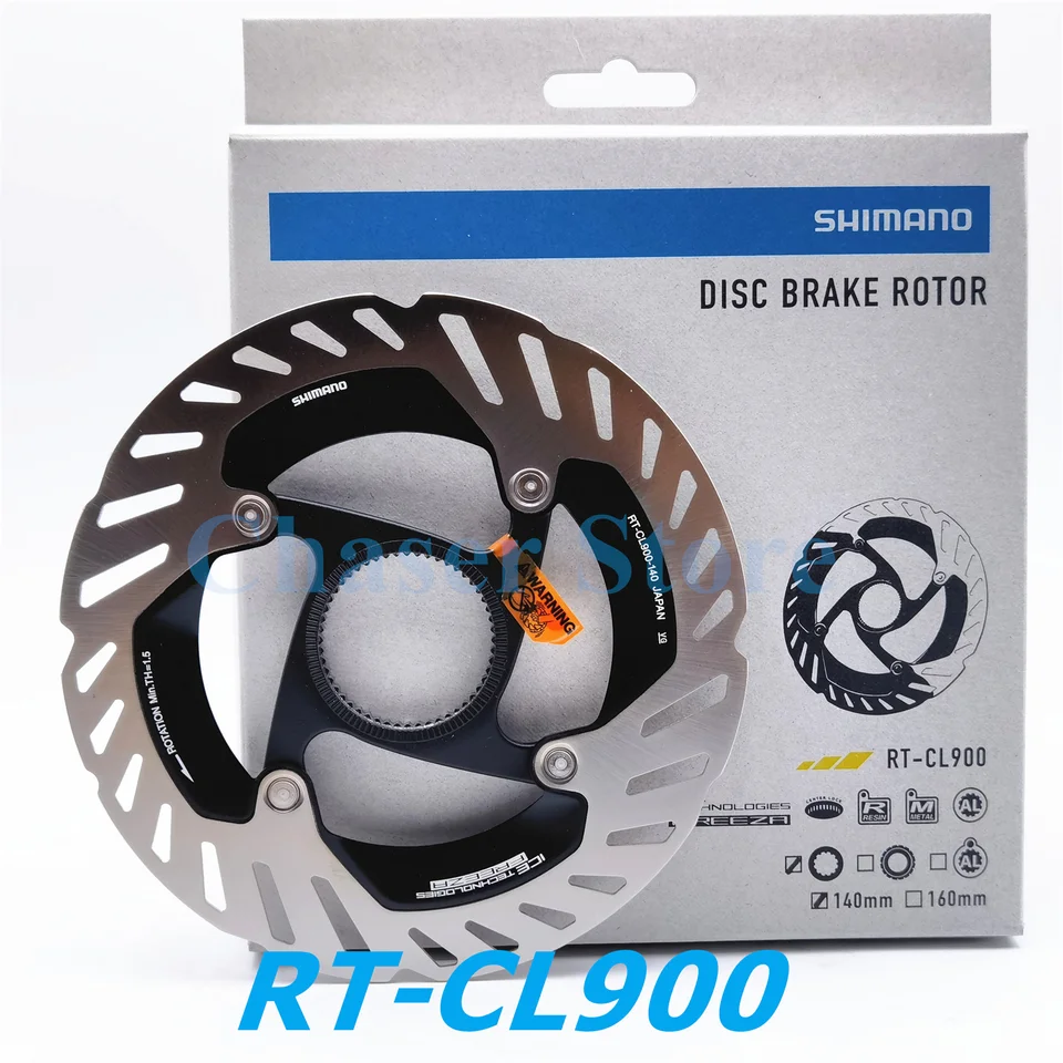 【美品】SHIMANO DURA ACE RT-CL900 160+140mm Shimano Dura Ace RT-CL900 IceTech Disc Brake Rotor Center Lock