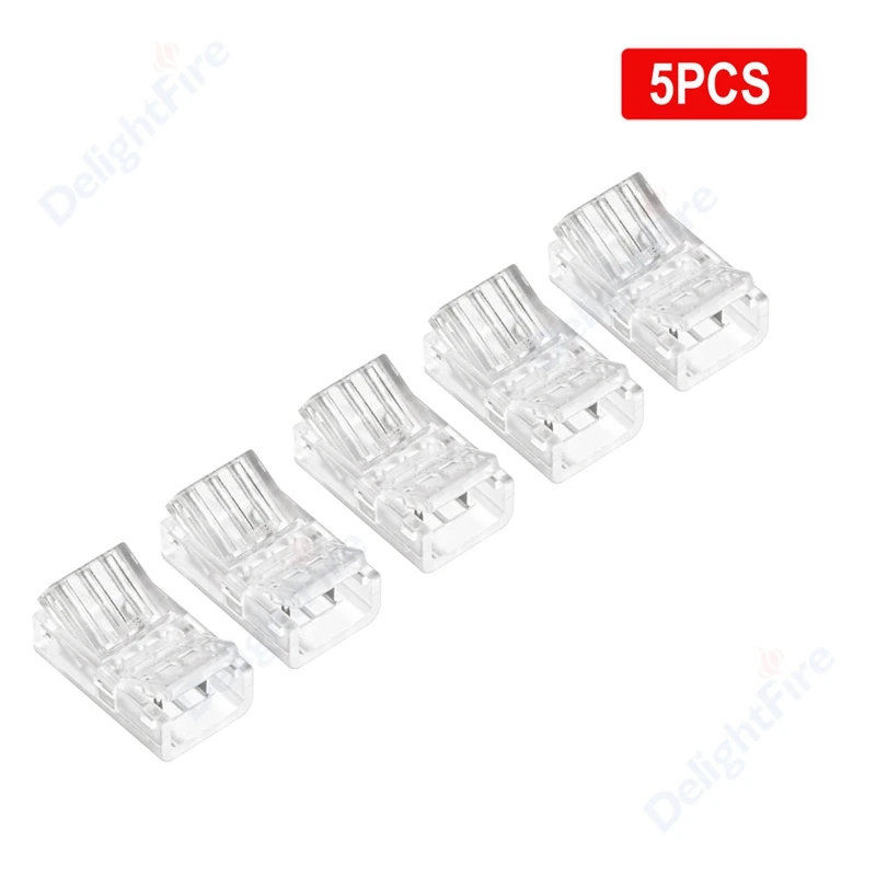 2pin COB LED Strip Connector Extension Wire Terminal LED Connectors For