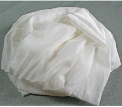 Soft Transparent Silk - Blend Fabric - Half meter (White)