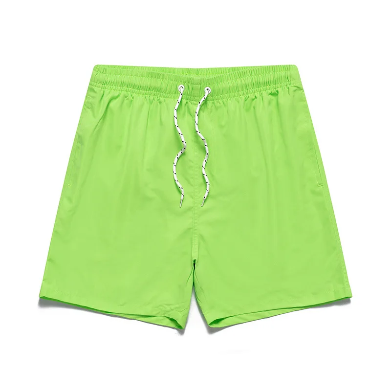 

Men's New Summer Shorts Summer Color 2023 Beach Dry New Solid Quick Resort Beach Pants with Mesh Drawstring Inner Men's Shorts
