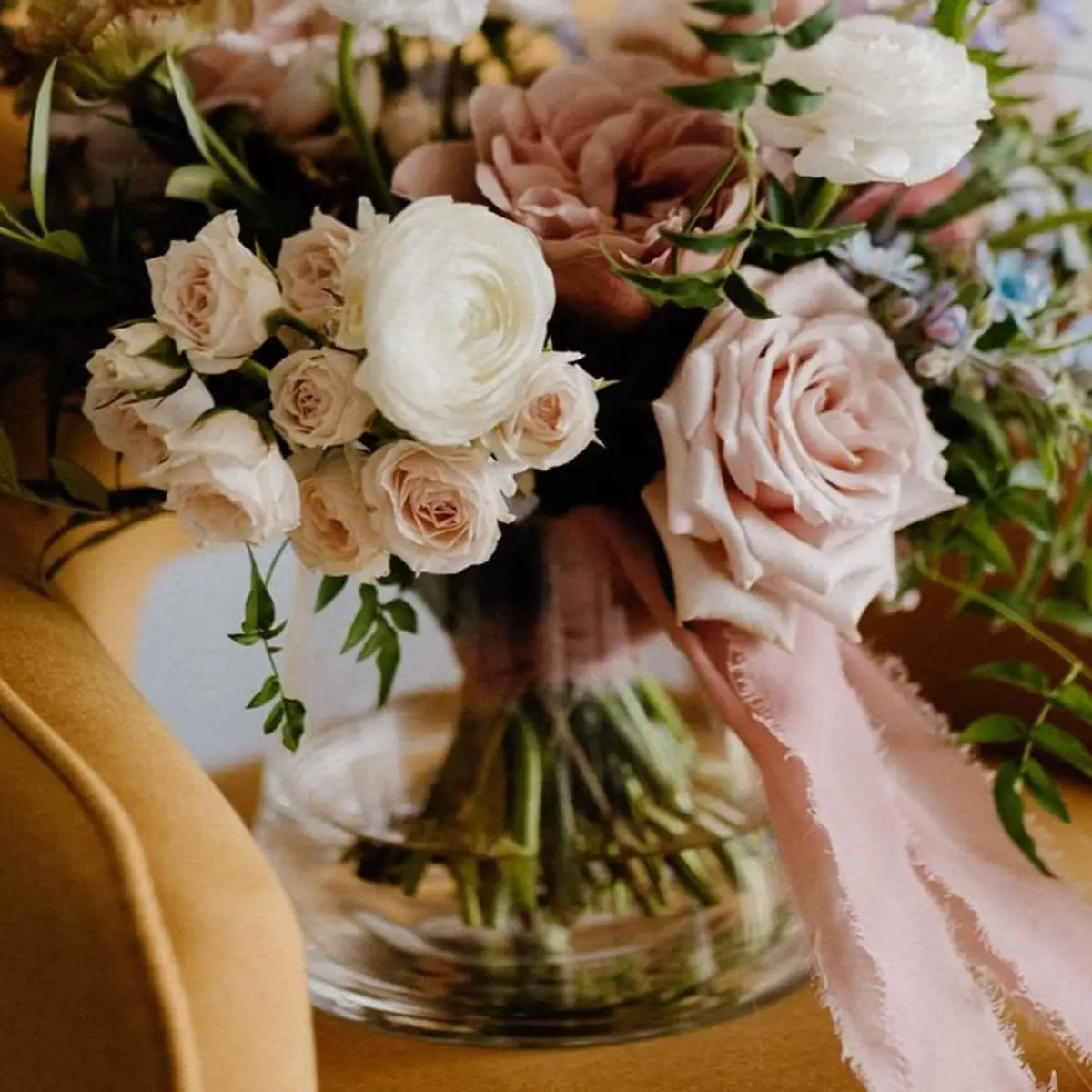 5m/Roll frayed edged wrinkle chiffon silk ribbon for wedding party flower bouquet gift packing DIY craft