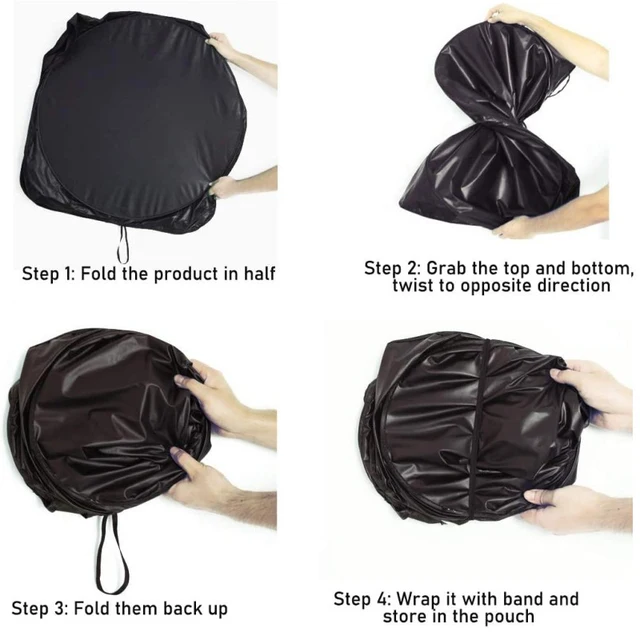 Nyári Rajzfilm Szemek Szélvédő Napfényes Szemüveg Összecsukható Autó Napsütés Elülső Ablak Borító Az Uv Sugárblokkokhoz És A Nap Hővédő Blokkokhoz - Image 5