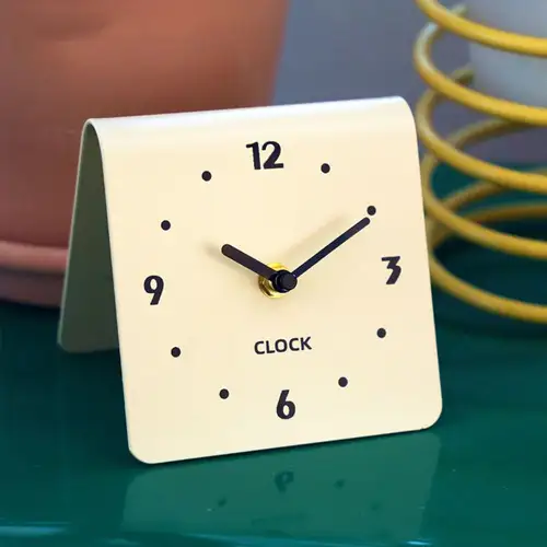 Simple Art Silent Tabletop Clock Minimalist Acrylic Bedside Table Clock Exquisite Desk Clock Living Room - Image 5