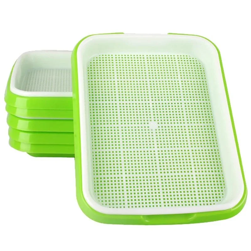 Plastic Hydroponic Planting Tray, Household Pea Seedling Planting Tray, Bean Sprouts Sprouting Pot, Gardening Supplies