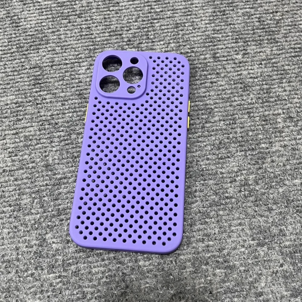Breathable Cooling Soft Silicone Bumper Back Cover