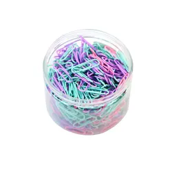 Colorful Stainless Steel Paper Clips - Large, 160 - Piece Set for Office Organization and Bookmarking (500pcs)