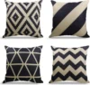 Sofa Cushion Cover Sofa Decorative Pillowcase Outdoor Linen Decorative Throw Pillow Cover Suitable for Bedroom, Sofa, Bed, 1