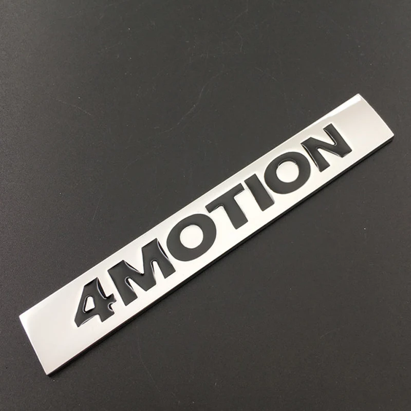 3D Metal 4 Motion Logo 4 Motion Emblem Car Trunk Badge Decalcomania Per Volkswagen Golf Polo Tiguan Jetta 4 Motion Sticker Accessori