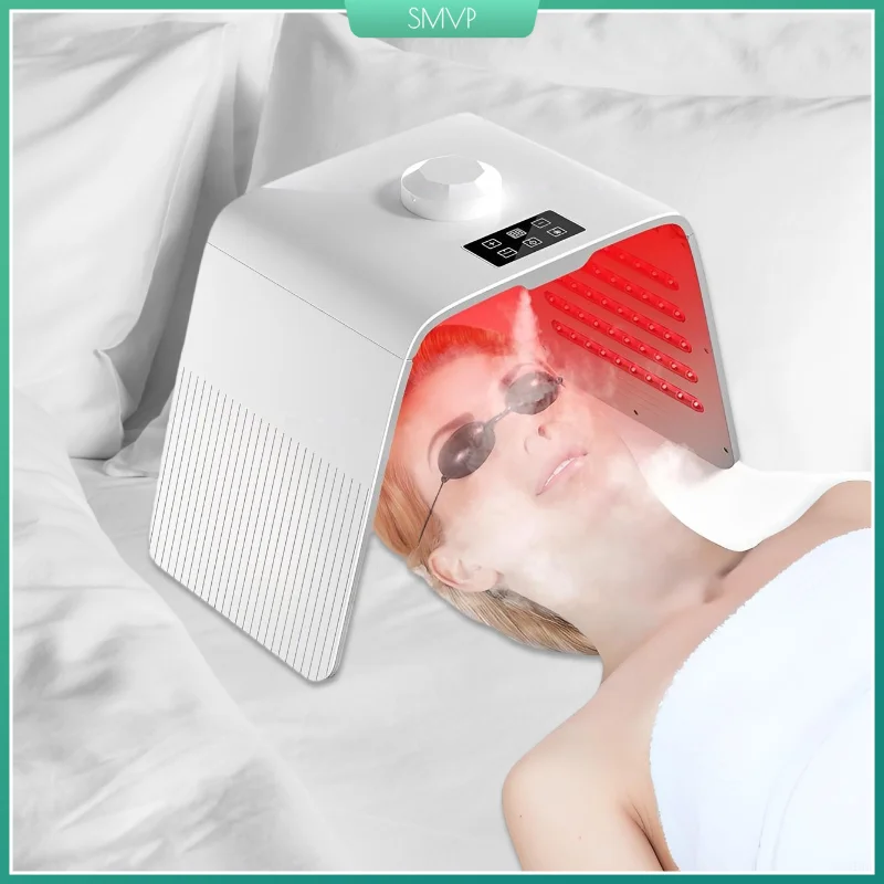 LED Photon Machine Foldable Red Light Therapy Device with Nano Spray 7-Color LED SPA Face Back Legs Skin Care Beauty Therapy skin care device