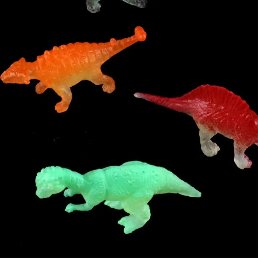 Dinosaur Glow in The Dark Dinosaur Toys Action Figure PVC Noctilucent Luminous Mini Noctilucent Simulation