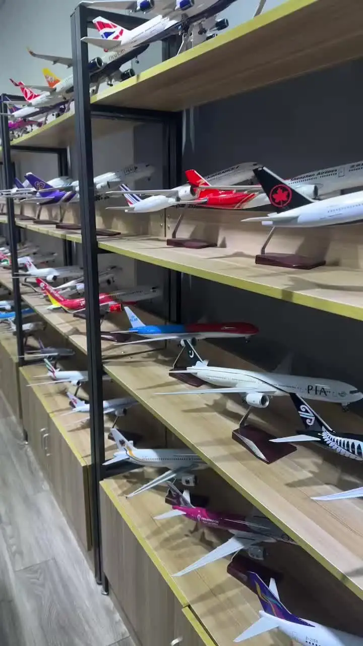 Детский игрушечный самолет 1:85 47 см B737-800 9air.com модель самолета материал из смолы