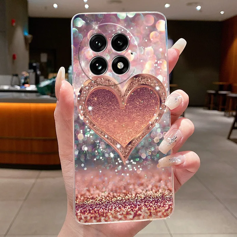Floral Butterfly Soft Silicone Transparent Phone Case Cover