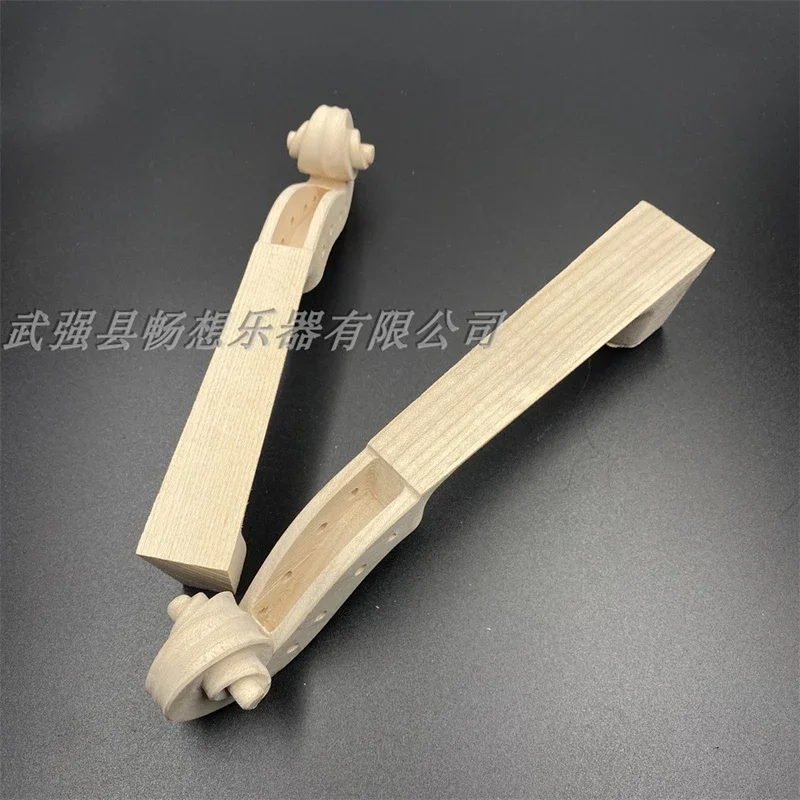 Viola Head Neck 1pcs carved maple white 15".15.5".16".16.5" Viola parts fittings