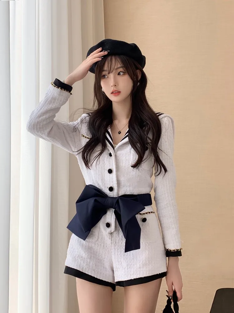SAILOR SCARF ROMPERS