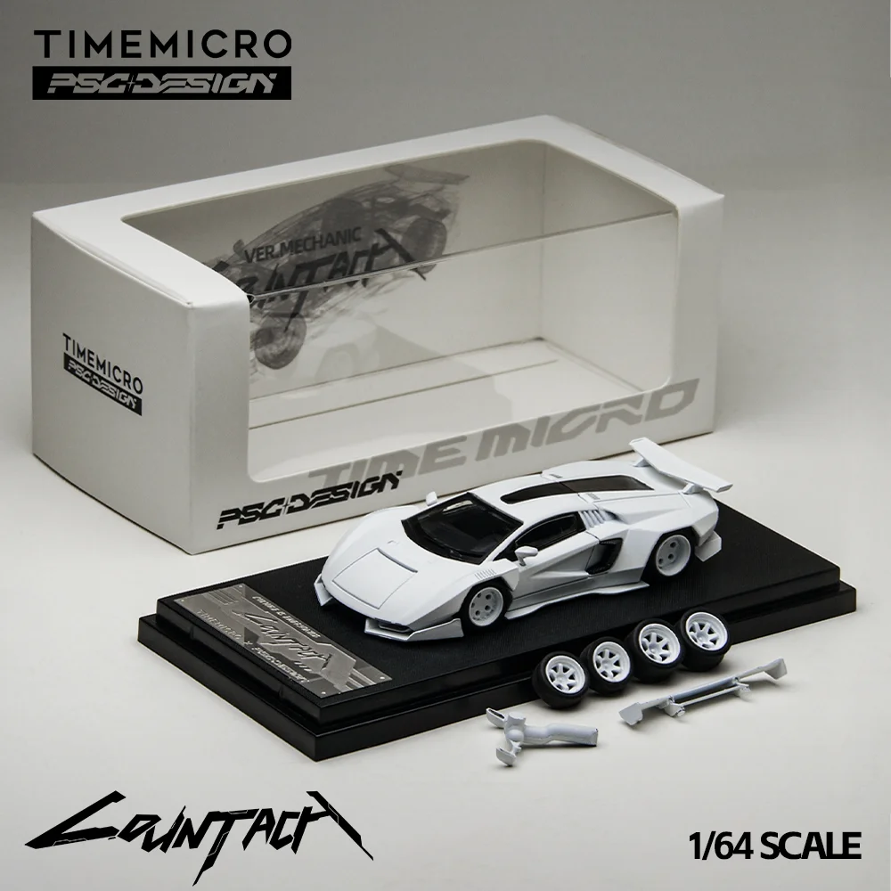 TimeMicro × PSC DESIGN カウンタック TimeMicro × PSC DESIGN 1:64 PSC New Countach first Release alloy