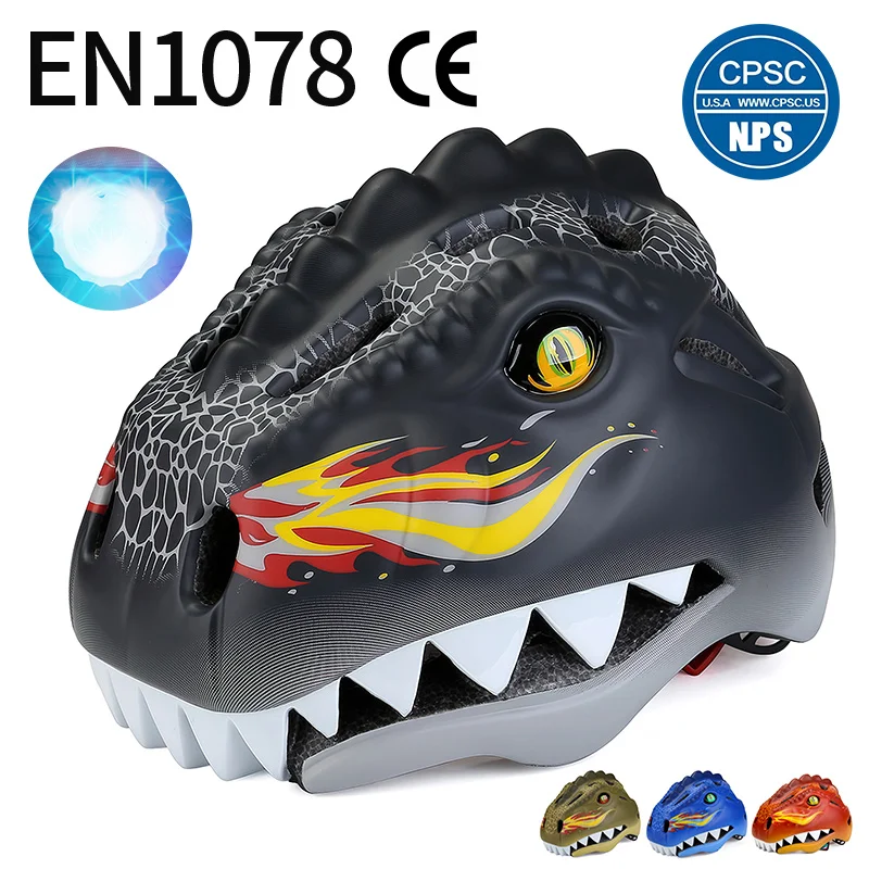 Casco Da Bicicletta Per Bambini Bambini Cartoon Mountain Cycling Road Kids Girl Bike Helmet Ragazzi Pattinaggio A Rotelle Casco Per Bambini Mtb Integr