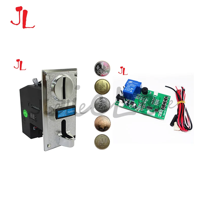 

Multi Coin Acceptor selector Electronic Control Timer Board CPU Programmable Vending Machine Mech Arcade Game Ticket Redemption