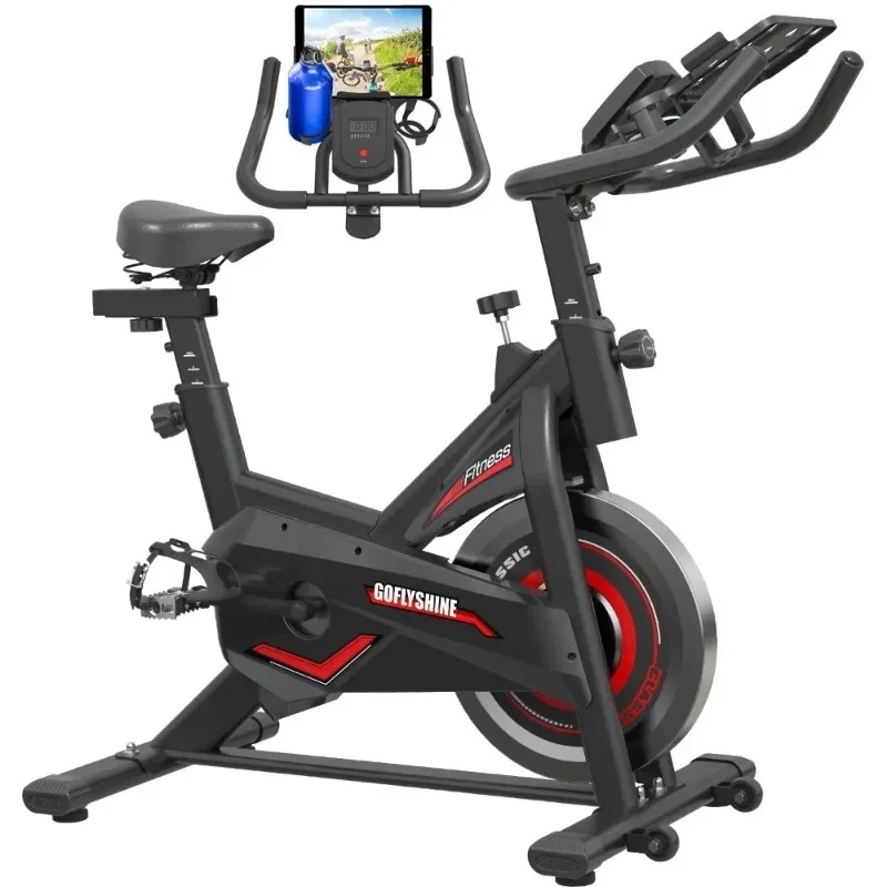 

GOFLYSHINE Exercise Bikes Stationary,Exercise Bike for Home Indoor Cycling Bike for Home Cardio Gym,Workout Bike with Ipad Mount