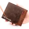 Free Name Engraving New Men Short Wallets High Quality Classic Card Holder Simple Male Purse Zipper Coin Pocket Men Money Clips 1