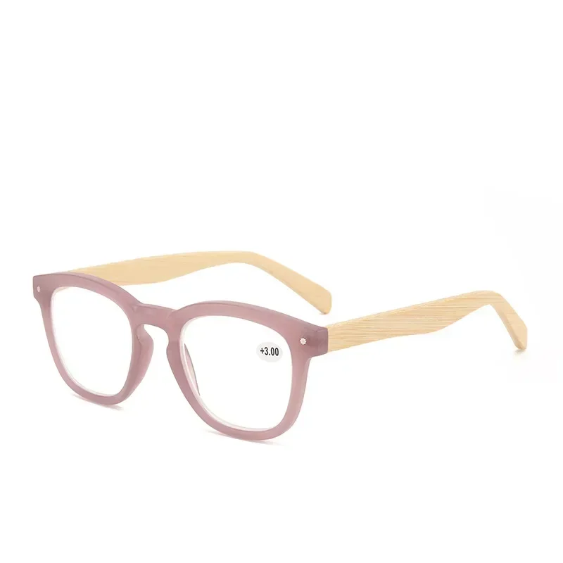 New Presbyopia Glasses Rice Nail Bamboo Legs Colorful High Definition Reading Glasses Portable Anti-Blue Light Far Sight Eyewear 5