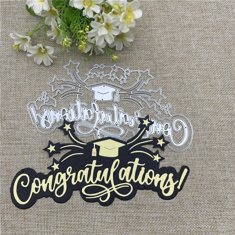 Graduation Frame Metal Cutting Dies Stencils For DIY Scrapbooking Decorative Embossing Handcraft Template