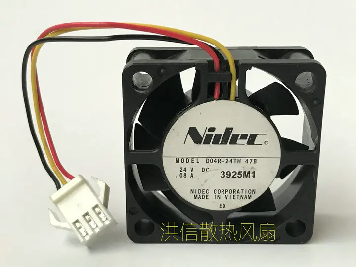 

Freight free original Nidec 4015 D04R-24TH 47B DC24V 0.08A 3-wire converter cooling fan