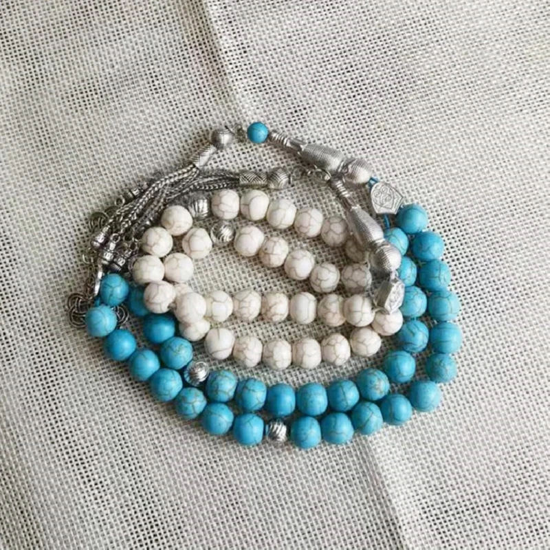 Twistable Rosary Bracelet | Gemstone Turquoise Beads — Notre Dame Book  Shelf | Quality Catholic Gifts