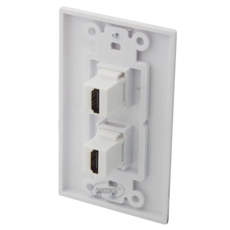HDMI wall plate 2 X with female to female connector