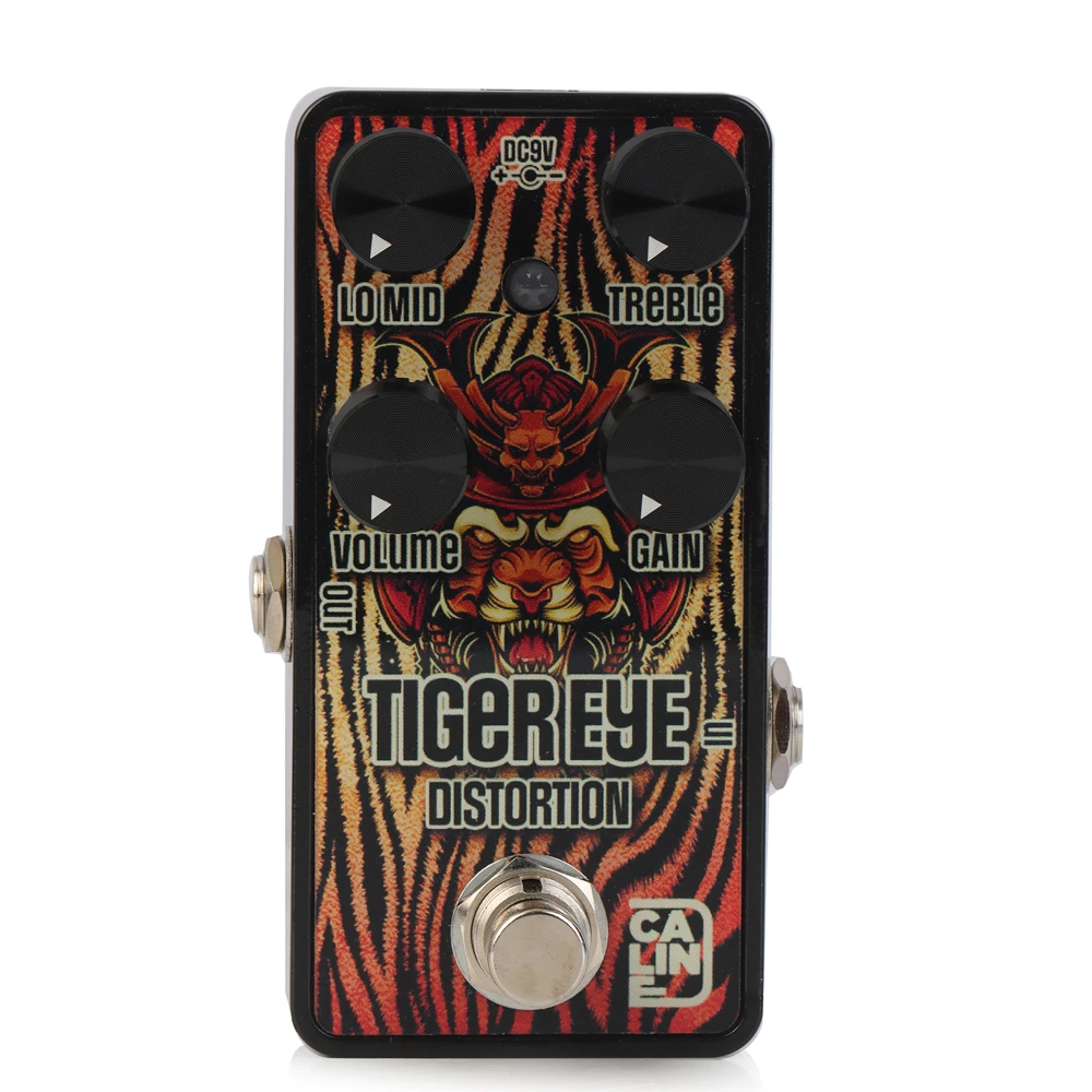 CalineG001TigerEyeDistortionGuitarEffectPedalTrueBypass