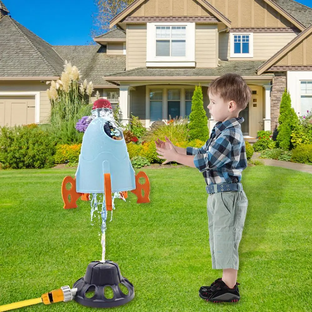 Deluxe Rocket Water Sprinkler Toy