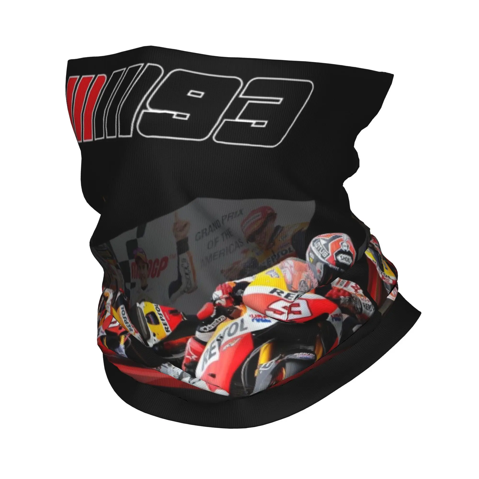 Motorcycle Racing Marquezes Bandana Neck Gaiter UV Protection Face Scarf Cover Men Women Headwear Tube Balaclava
