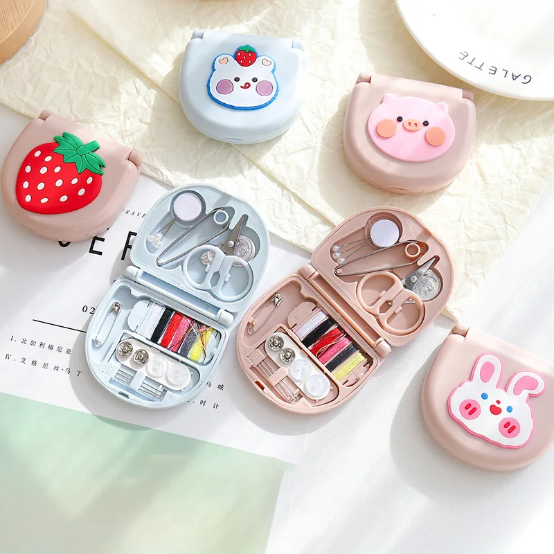 Mini Travel Sewing Kit Multi-function Sewing Box Hand Quilting