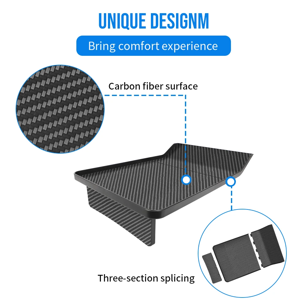 Per Tesla Model Y Model 3 Center Console set vassoio portaoggetti per alimenti tavolo da pranzo scrivania con pilota automatico Road Trip 2023