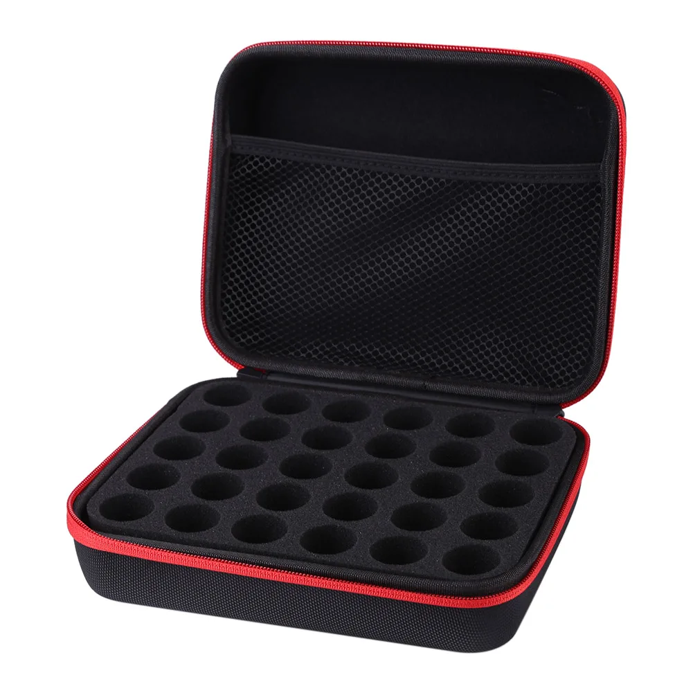 30 Bottles 15ML Essential Oil Bags Storage Case Portable Travel Carrying Box