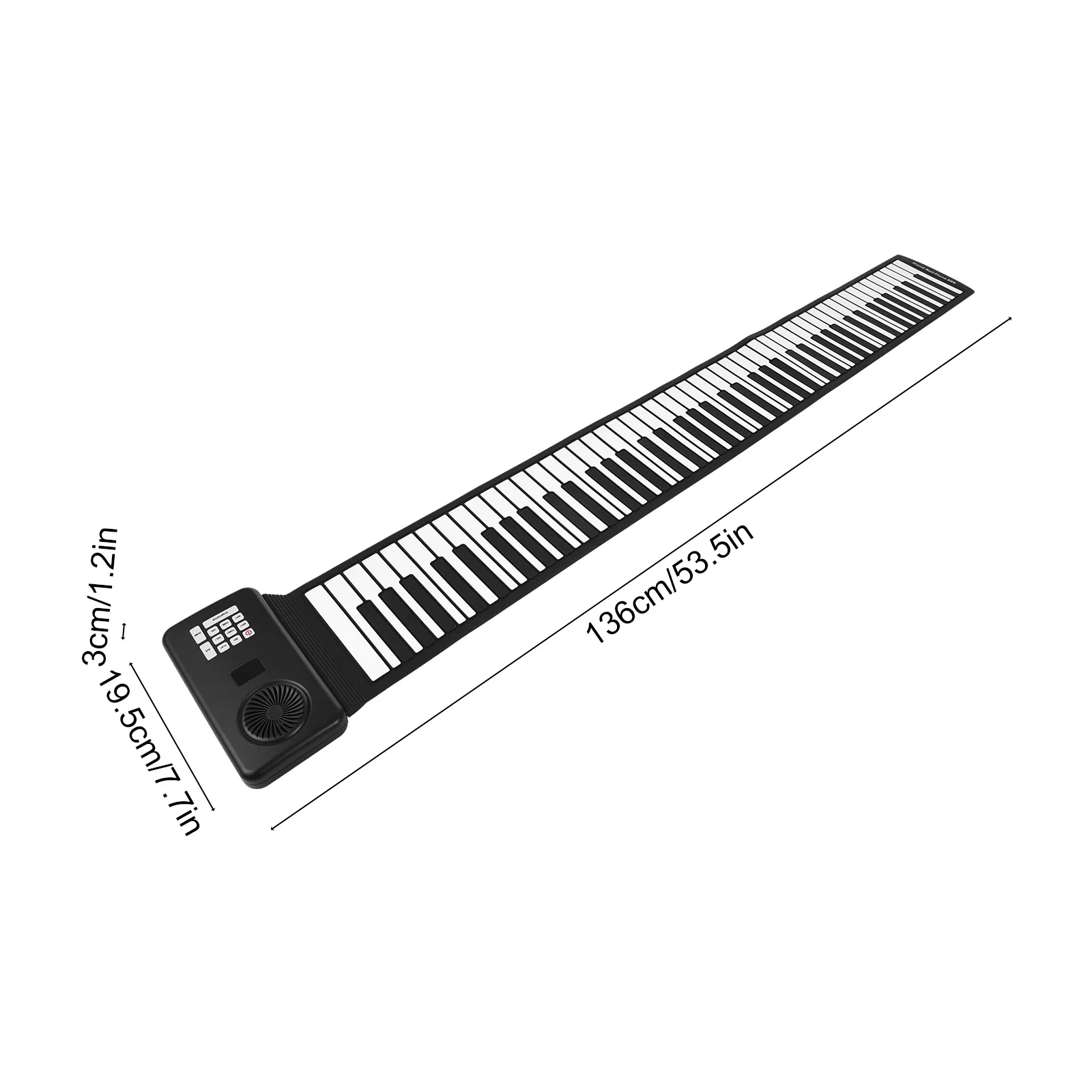 88 Key Portable Piano Handroll Electronic Piano Environmental Silicone Foldable Home Practice Electronic No Speaker