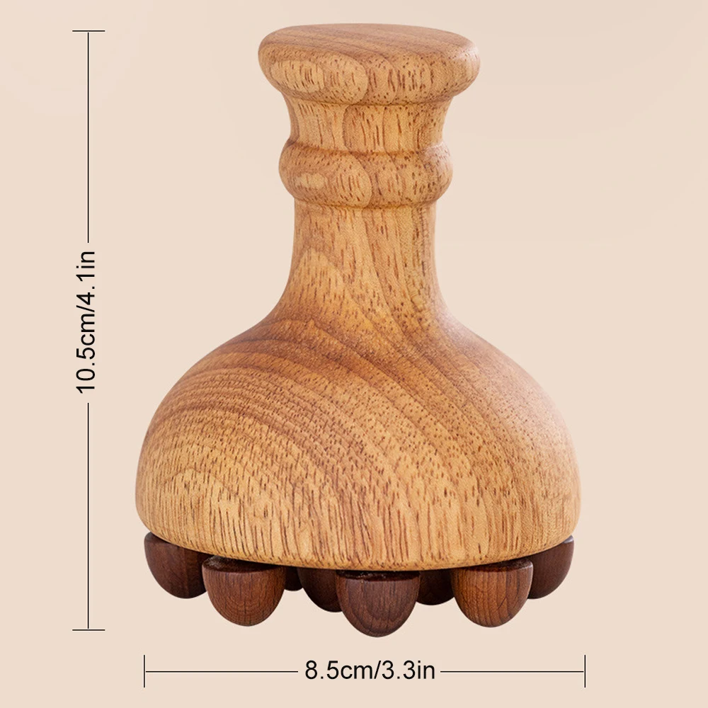 Wood Therapy Fascia Release Massage Tools Trigger Point Lymphatic Drainage Cellulite Massage Brush Gua Sha Body Sculpting Tool