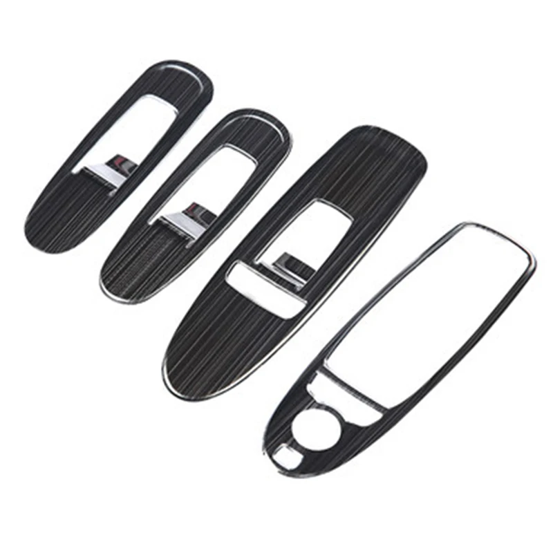 

Car Window Glass Lift Button Interior Switch Accessories Sticker Door Knob Cover Trim For Infiniti JX35 Q50 QX60 QX50 Q70