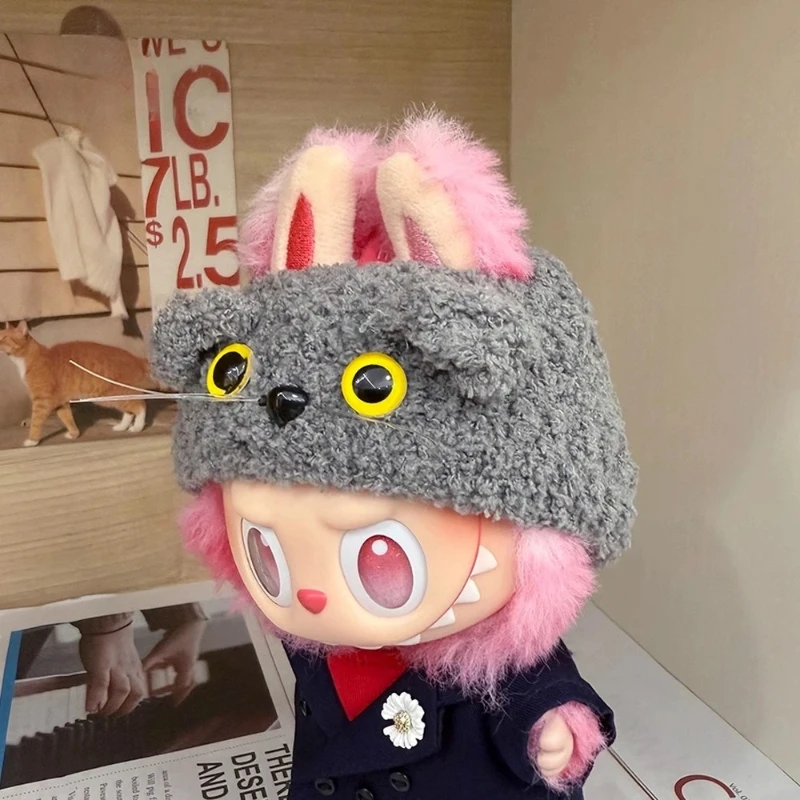 Handmade GD Merchandise - G-Dragon ZOA 17CM Labubu Cat Hat, love