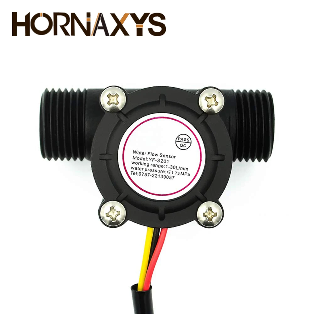 DC518VWaterFlowSensorFlowmeterHallFlowSensorWaterControl
