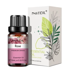 Lavender Aromatherapy Essential Oil Blend - 10ml Pure & Natural for Diffuser, Skin Care, DIY & More (Rose)